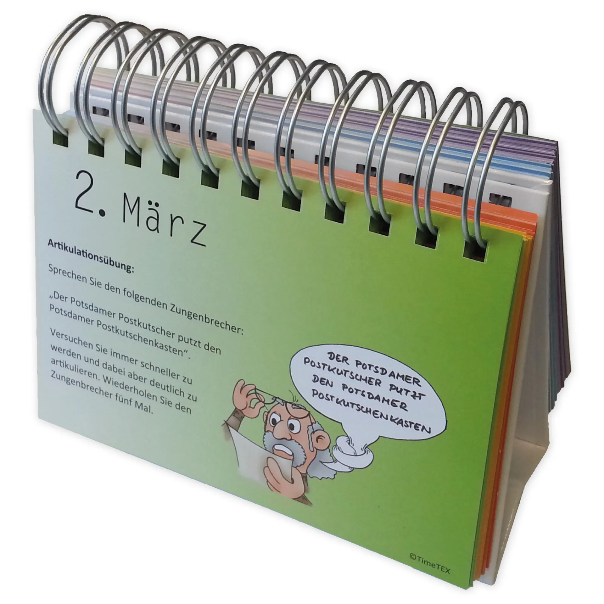 TimeTEX Aufstell-Kalender für die Stimme, A6