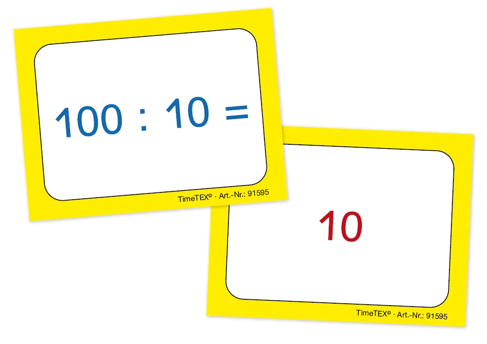 Kartenspiel für Papp-Computer, Division