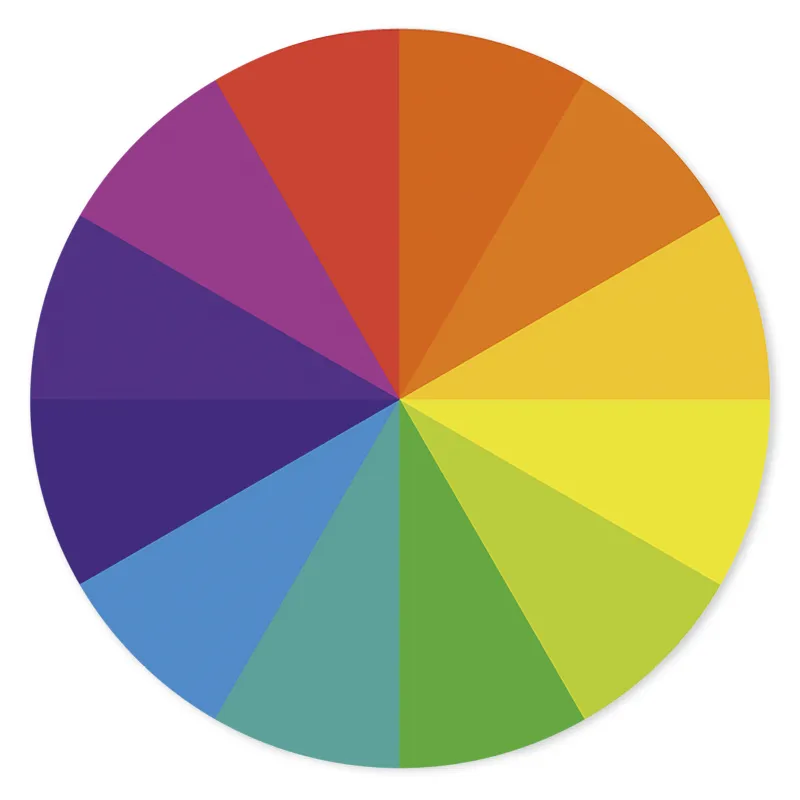 Farbkreis-Mosaik, 576-tlg.