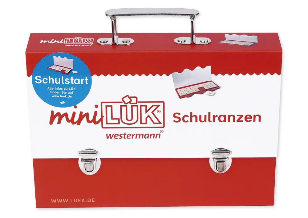 miniLÜK Schulranzen "Schulstart", 8-tlg. im Koffer