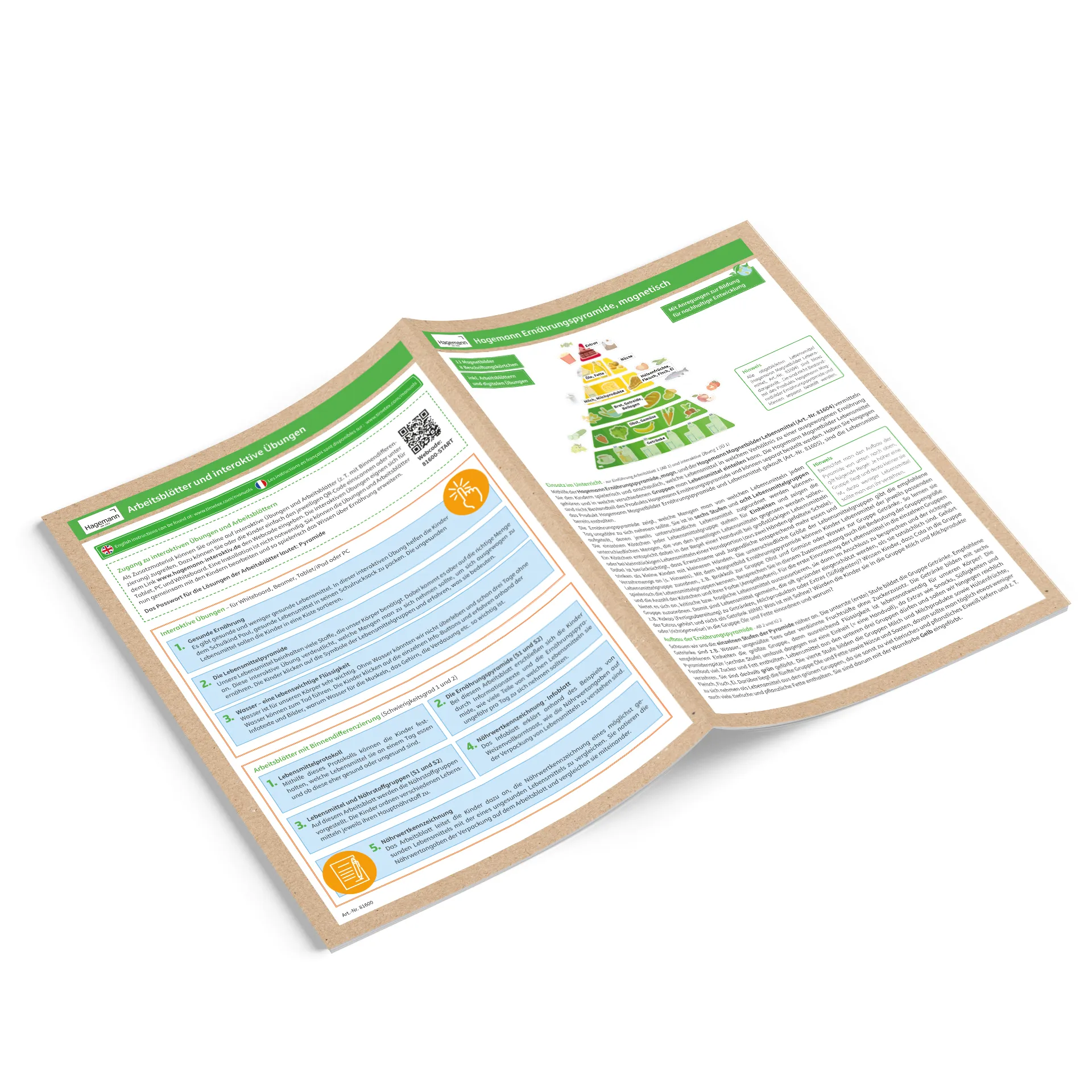 Hagemann Magnetbilder Ernährungspyramide