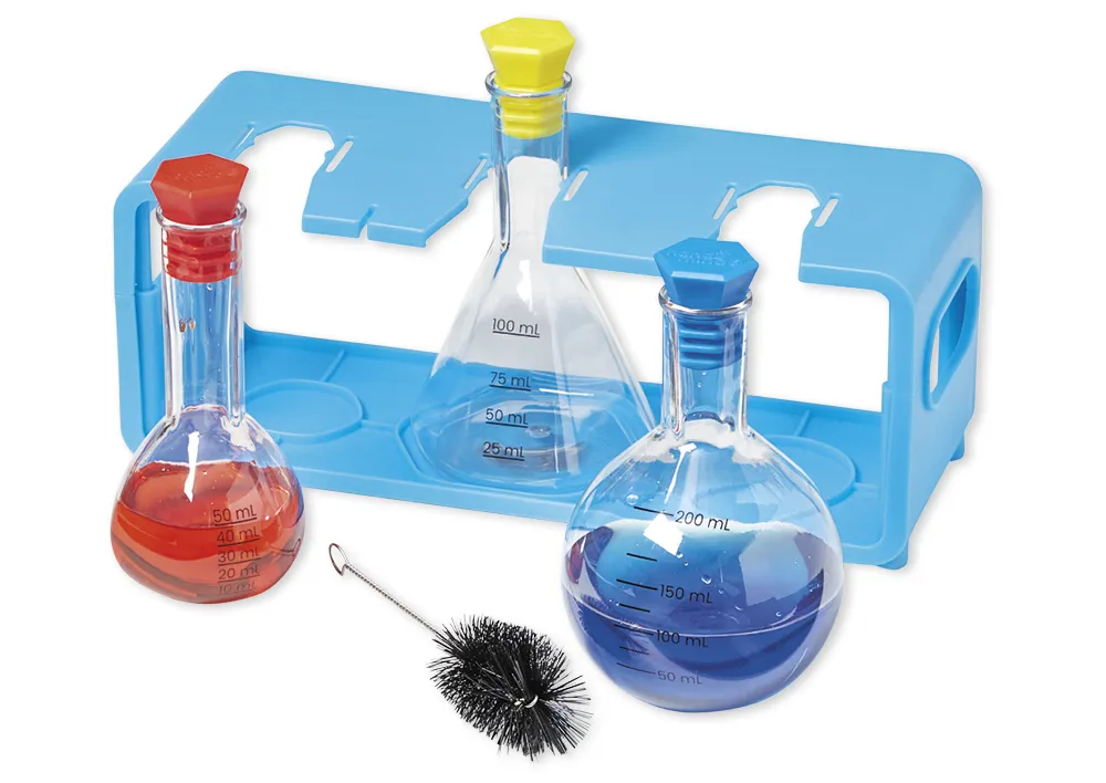 Kolben-Set "Forscherlabor", 8-tlg.