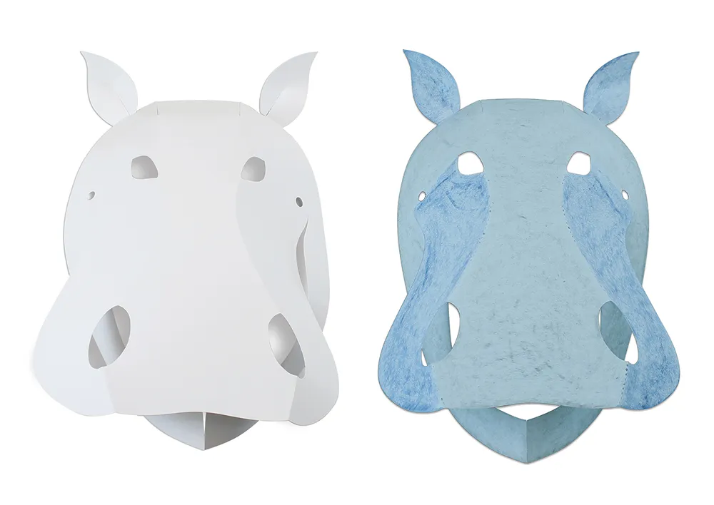 Tiermasken aus Papier, 30 Stück