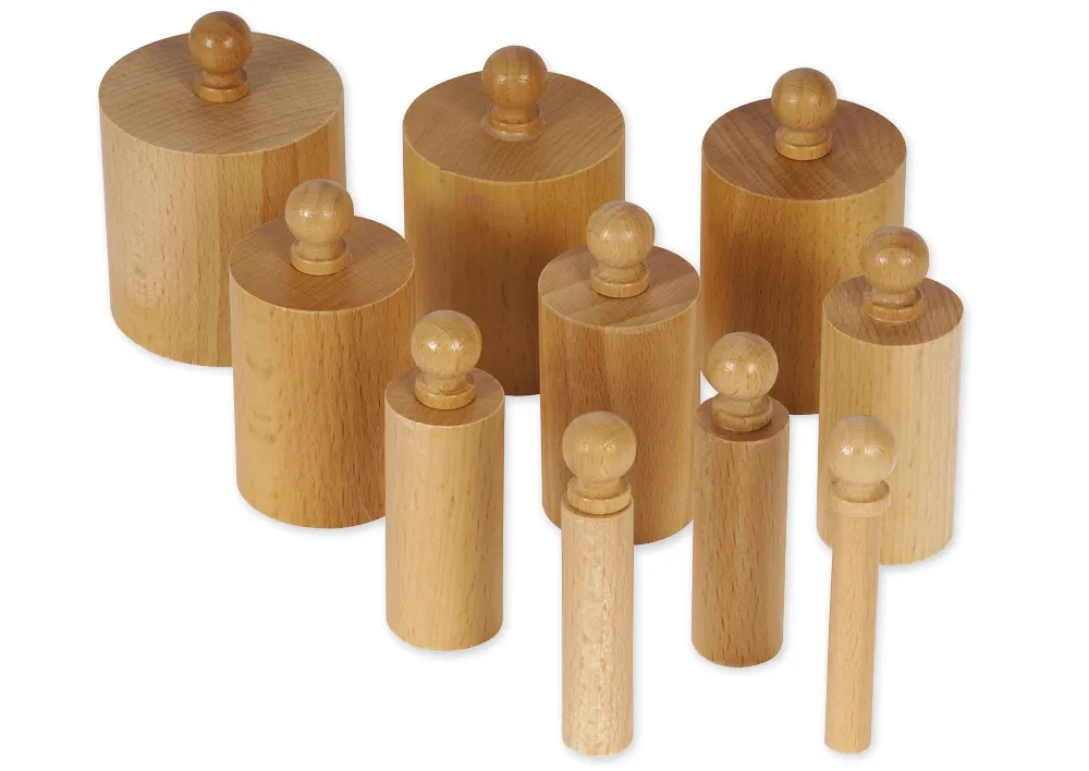 TimeTEX Block mit Zylindern 2 "Montessori Premium"