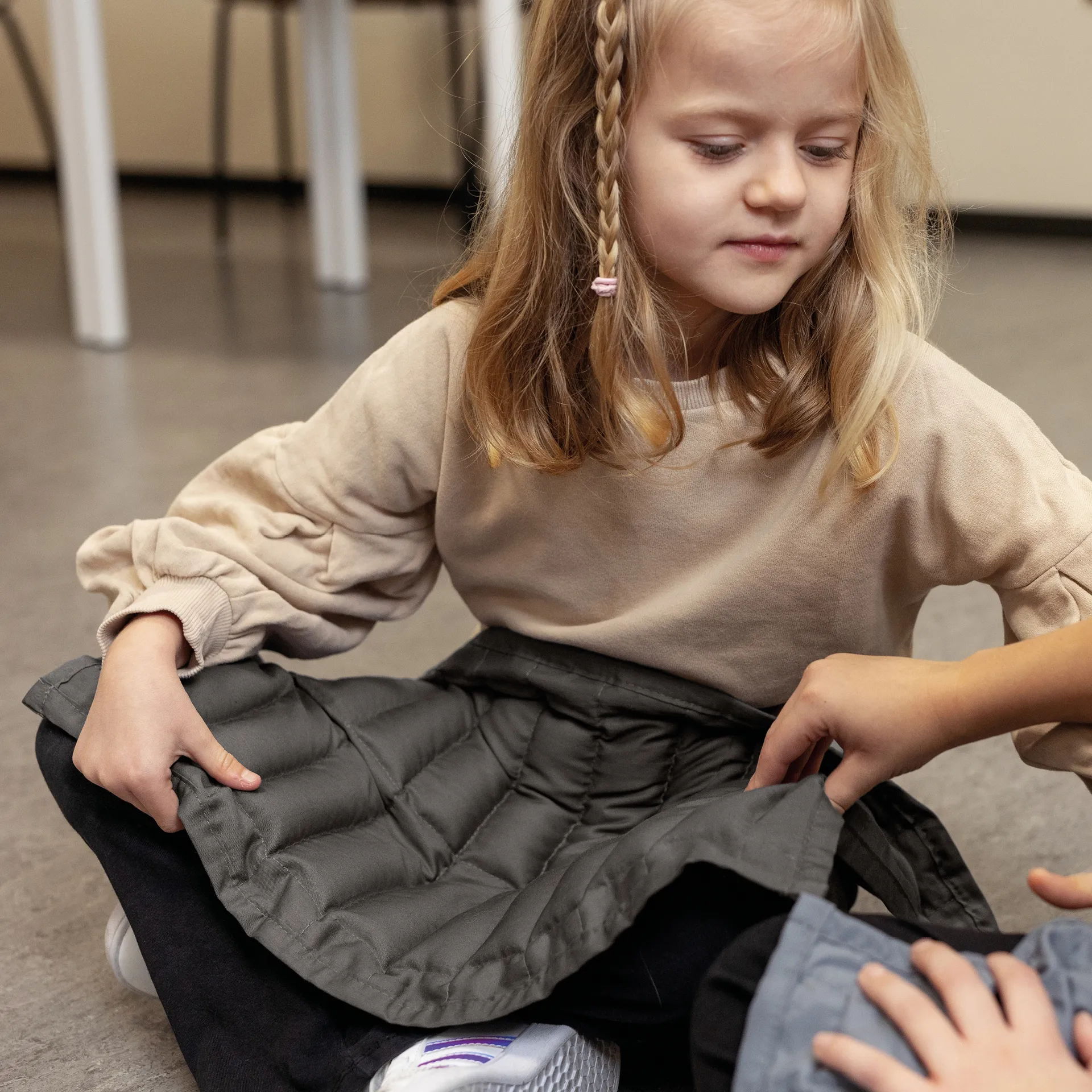 Gewichts-Decke für den Schoß, 38x28 cm, 1,2 kg