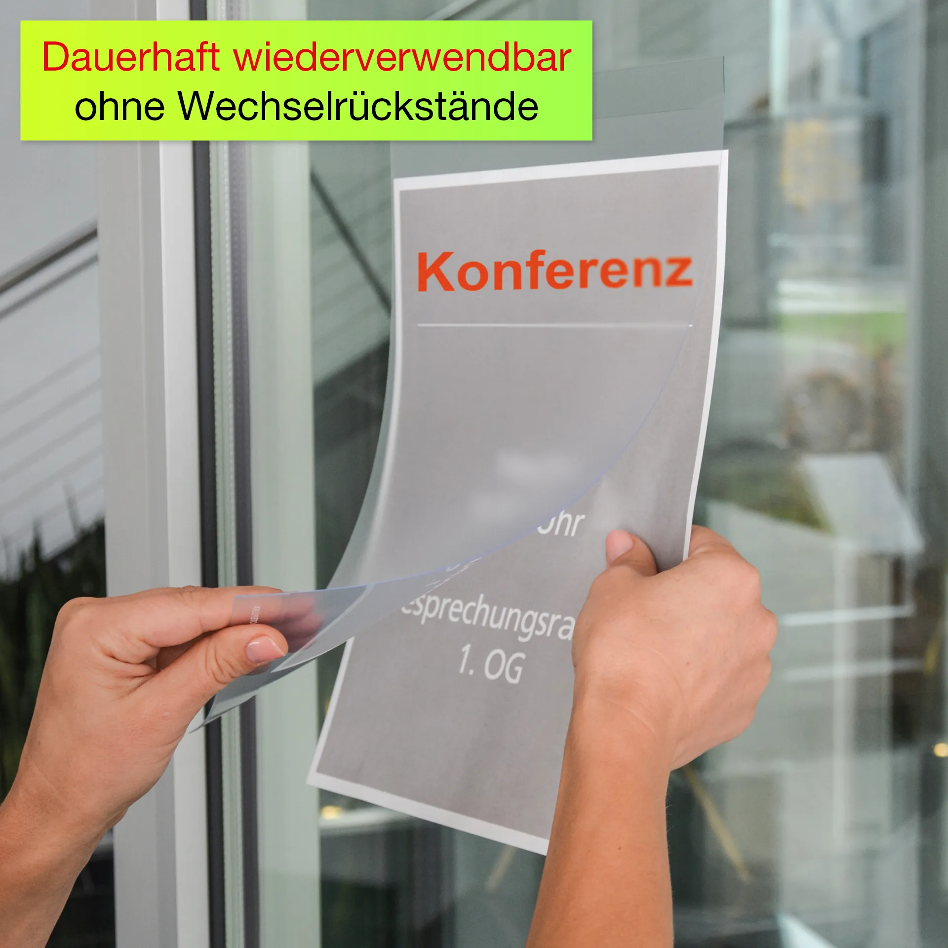 TimeTEX Aushang-Einstecktasche A3, selbsthaftend