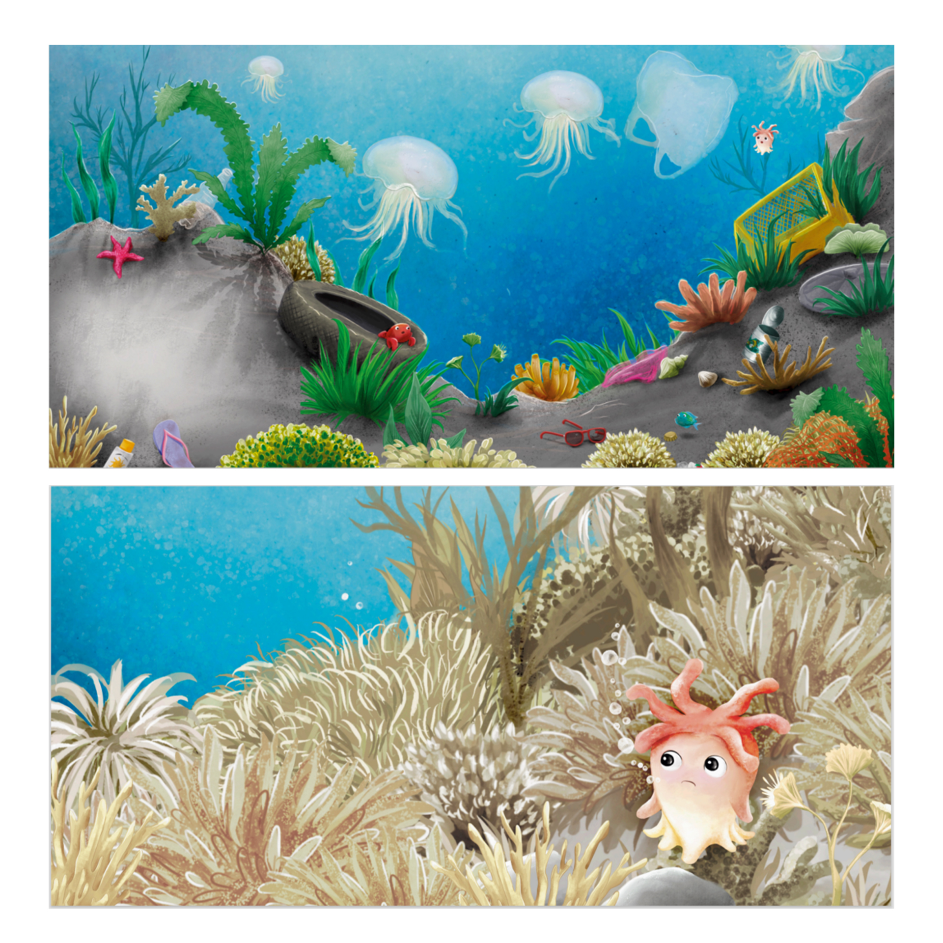 Kira Koralle und das Verschwinden der Meeresfarben