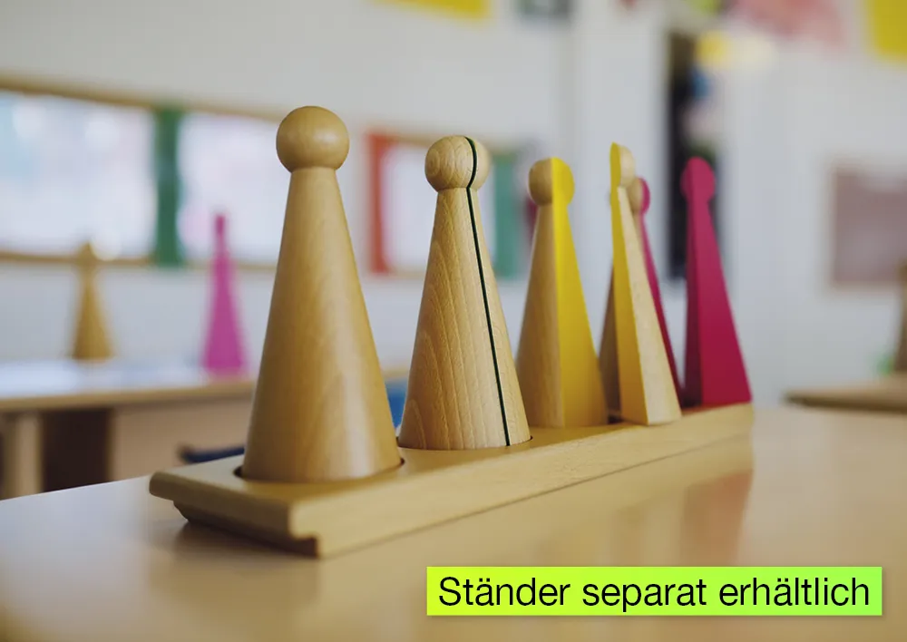 TimeTEX Kegel zum Bruchrechnen "Montessori Premium"