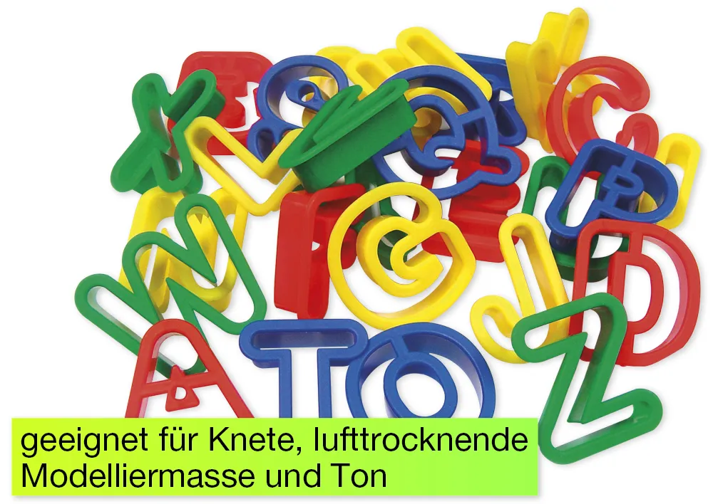 Ausstecher "Großbuchstaben", 26-tlg.