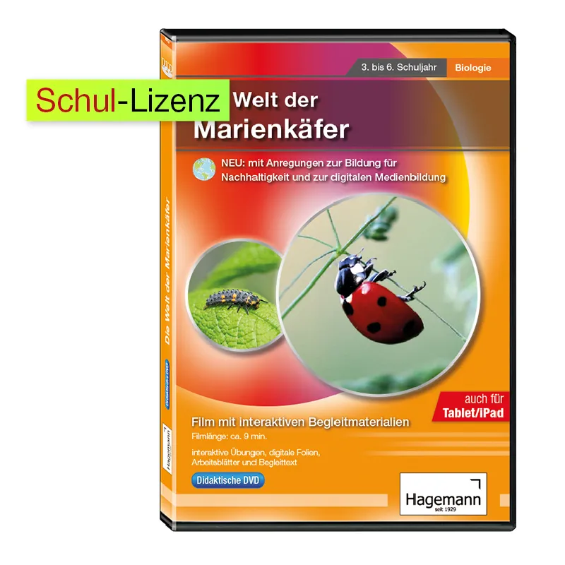 Didaktische DVD Die Welt der Marienkäfer