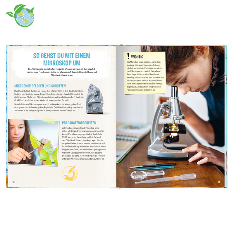 Das Mikroskop - Der große Einstieg in die Welt der Zellen & Bakterien