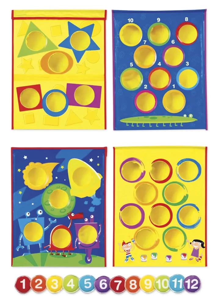 Wurfspiel "Bewegtes Lernen", 13-tlg.