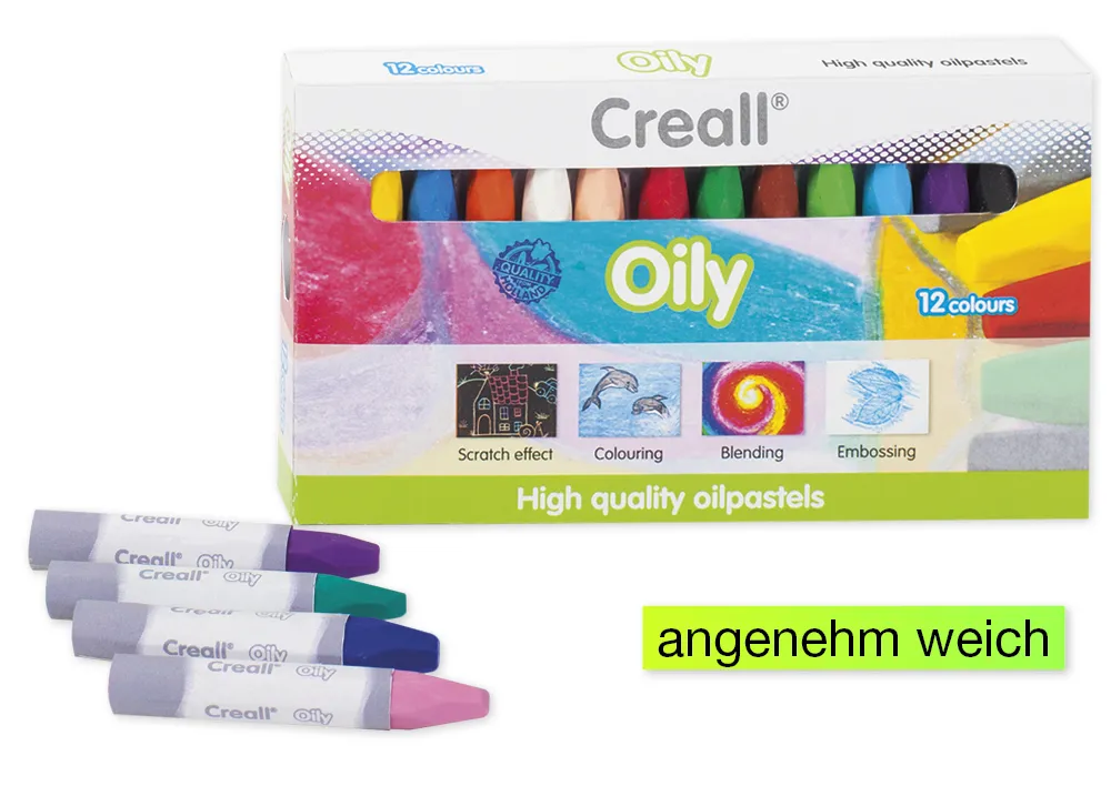Öl-Pastell-Kreiden, 12-tlg.