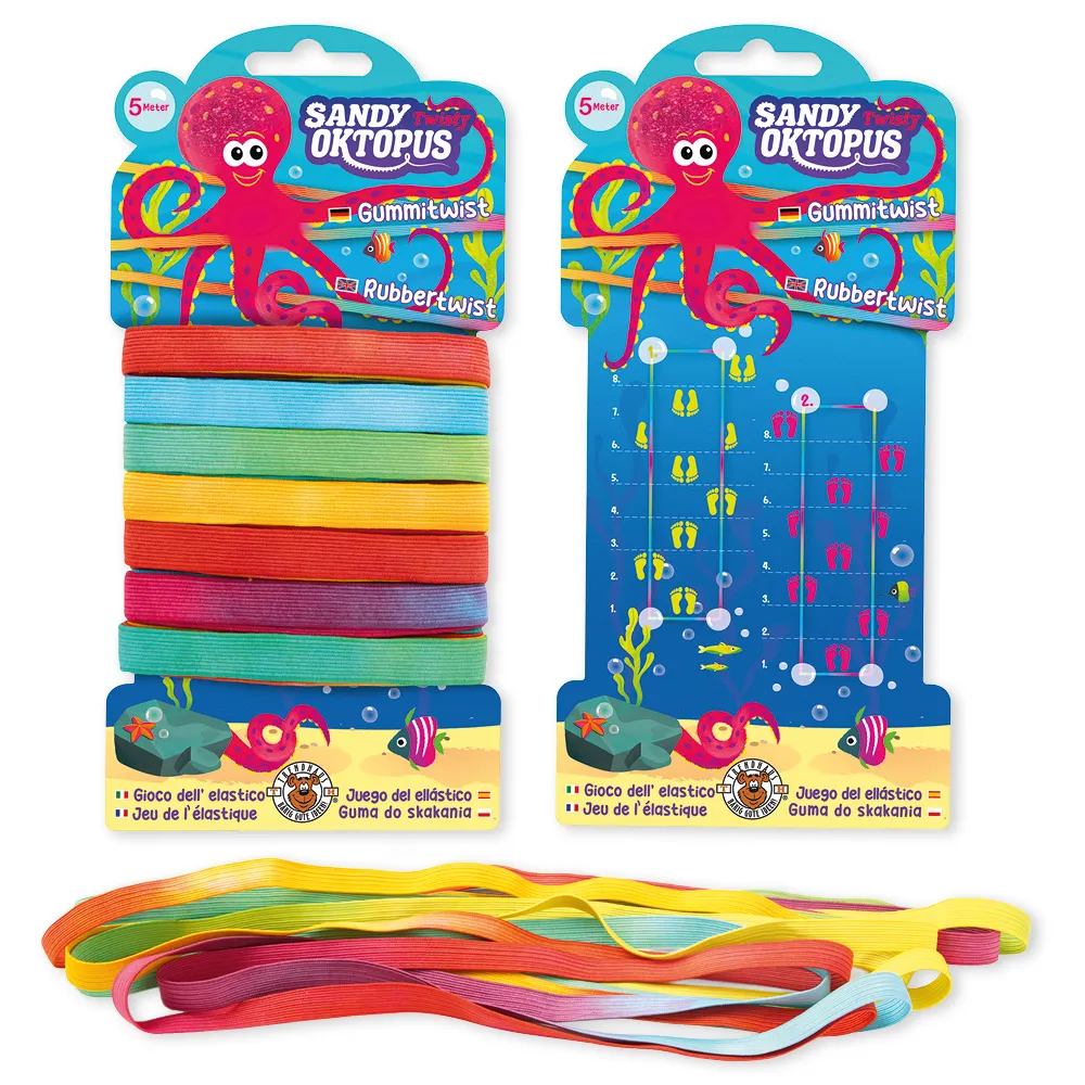 Gummitwist "Regenbogen", 5m lang