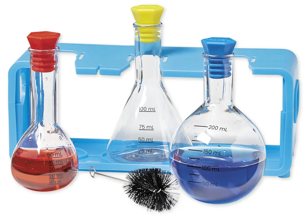 Kolben-Set "Forscherlabor", 8-tlg.