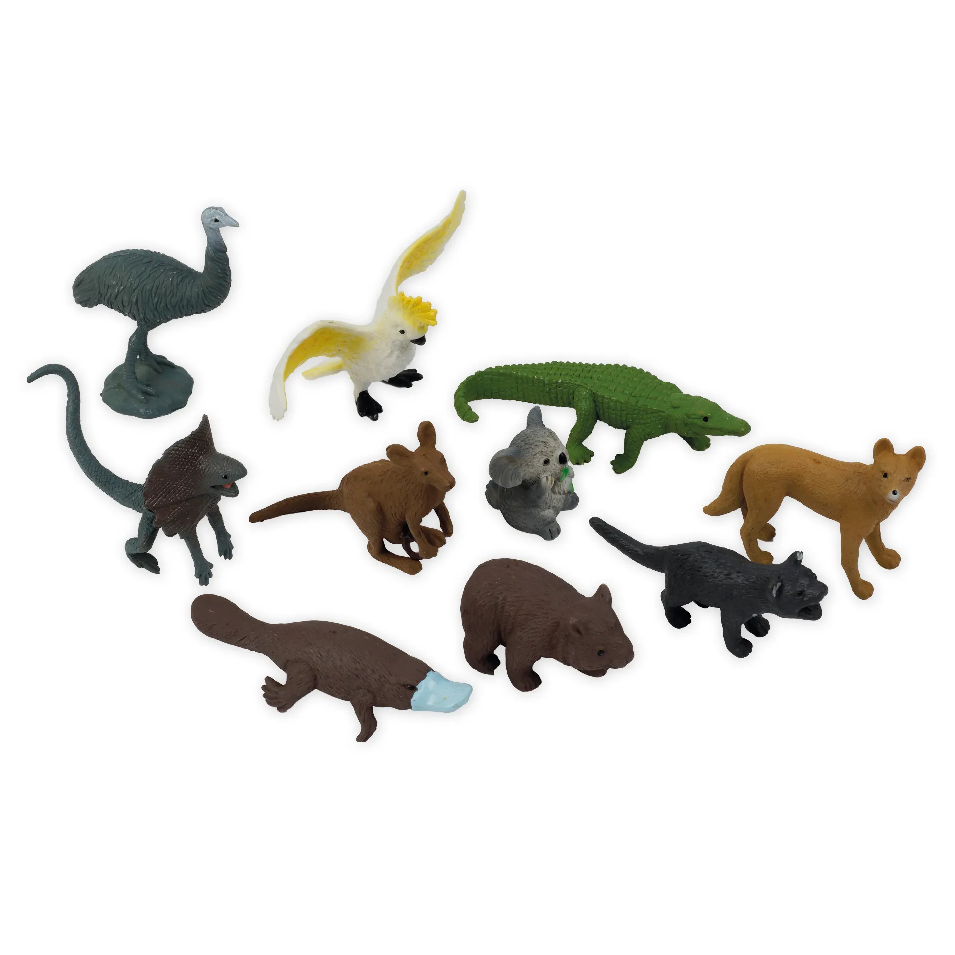 TimeTEX Mini-Tier-Set Australasien "Montessori Premium"