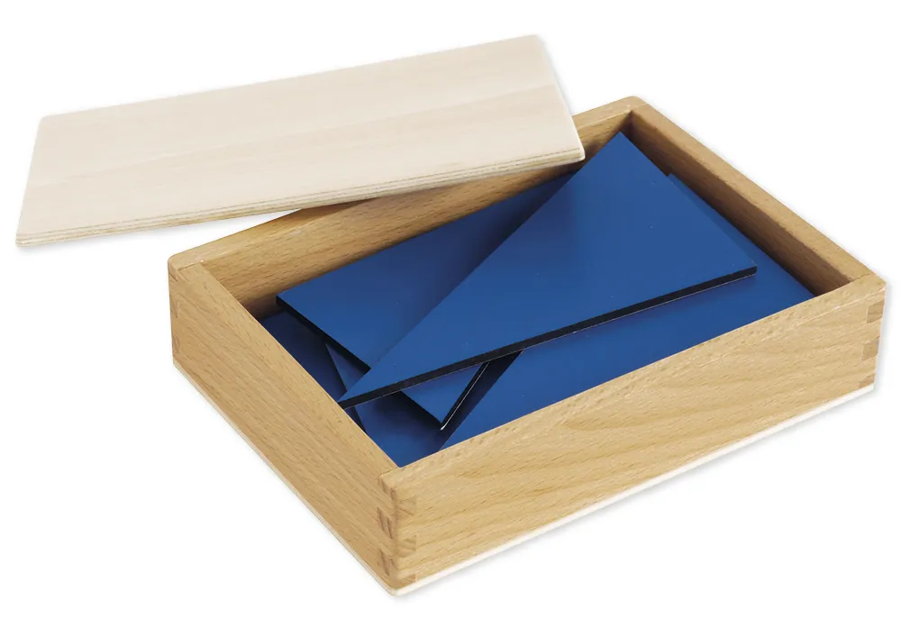 TimeTEX Zwölf Blaue Dreiecke "Montessori Premium"