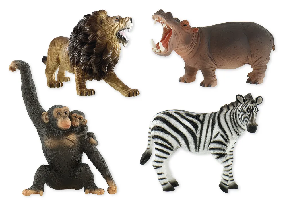 Set Zoo-Tiere, 9-tlg.