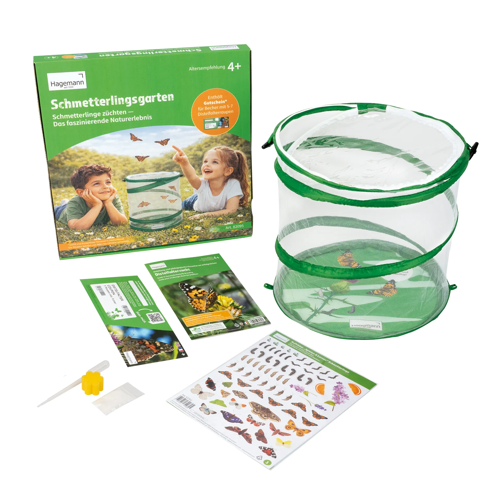Hagemann Schmetterlingsgarten (mit Gutschein, 5-7 Raupen)