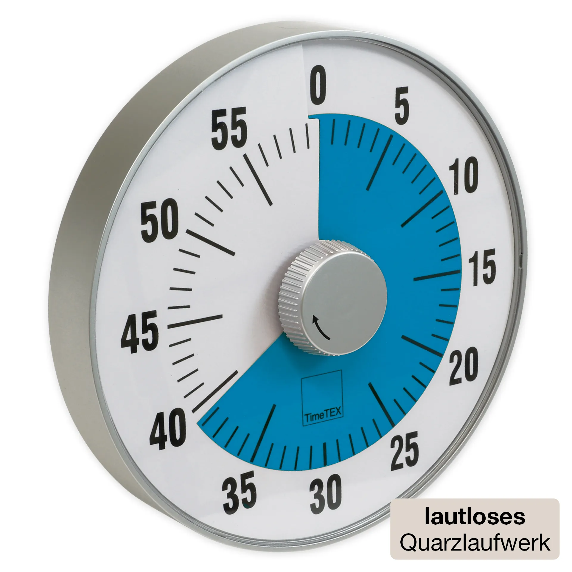 TimeTEX Zeitdauer-Uhr "lautlos" L, 19 cm ø