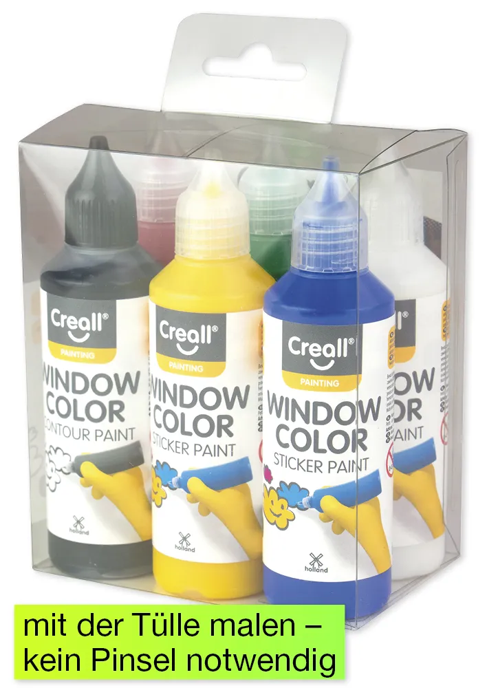 Set Creall Window Colour à 80 ml, 6-tlg.