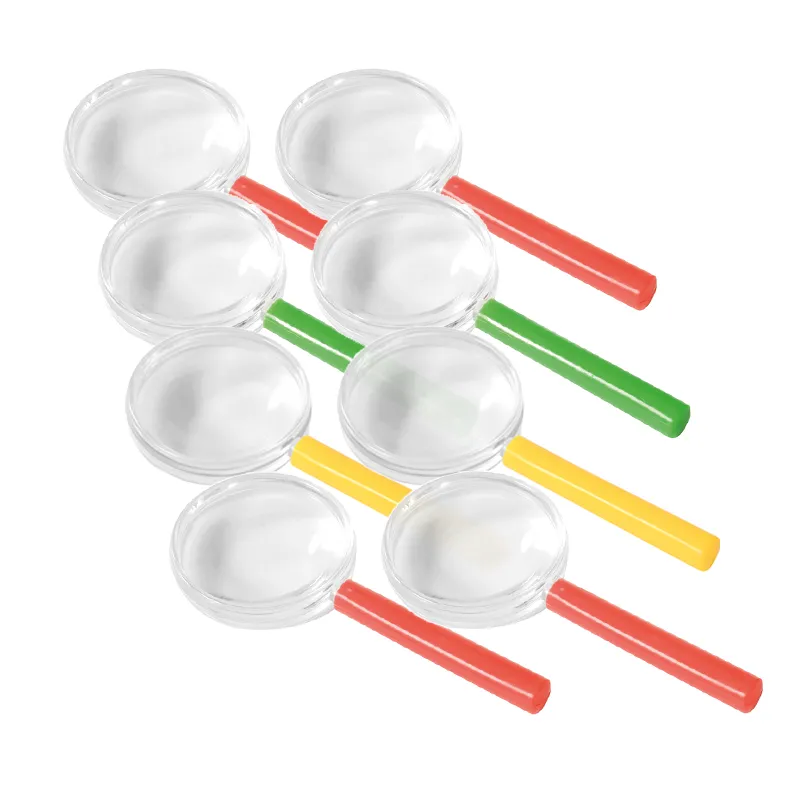 Buntes Lupenset, 8 Stück