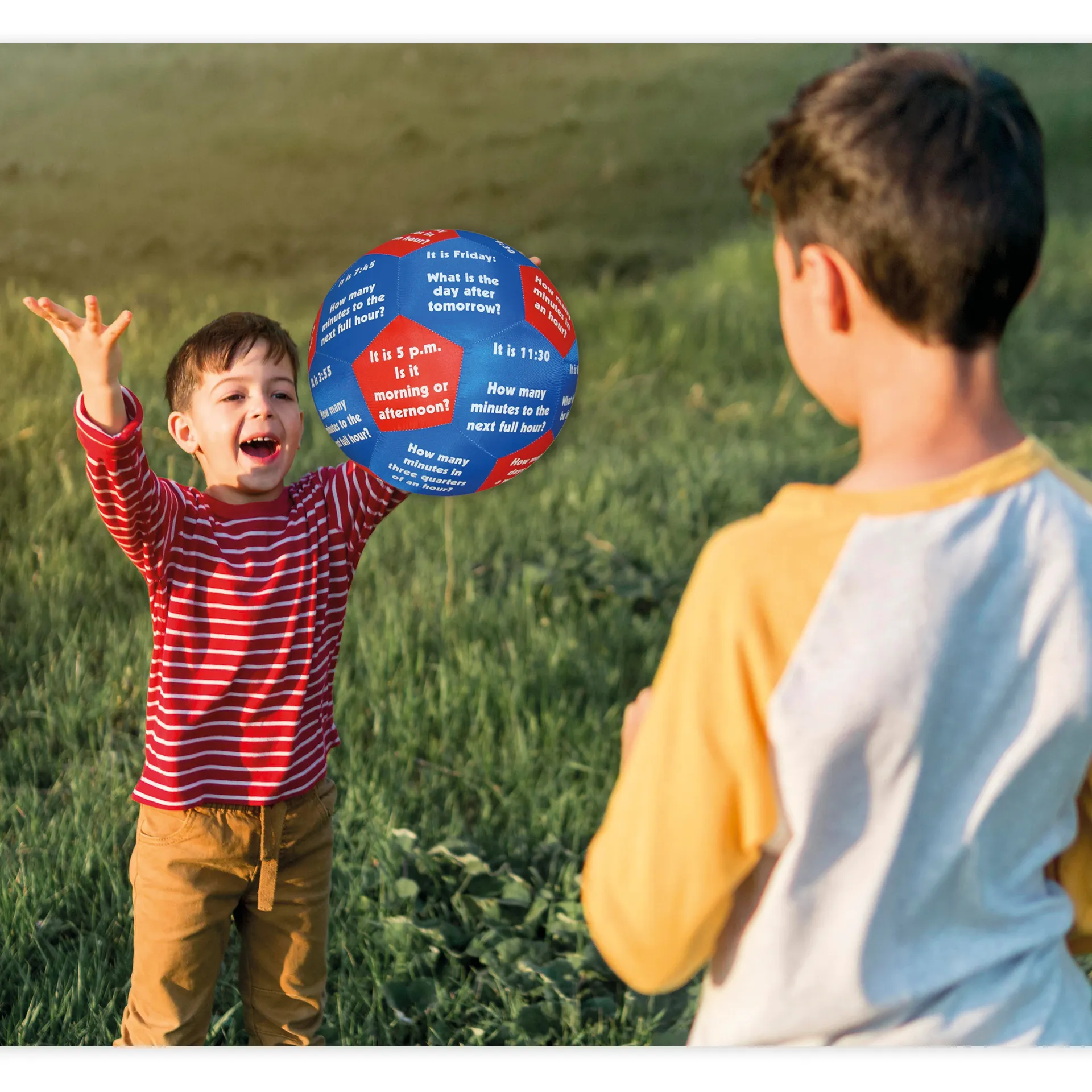 Lernspiel-Ball "Pello" - Zeit und Wochentage Englisch