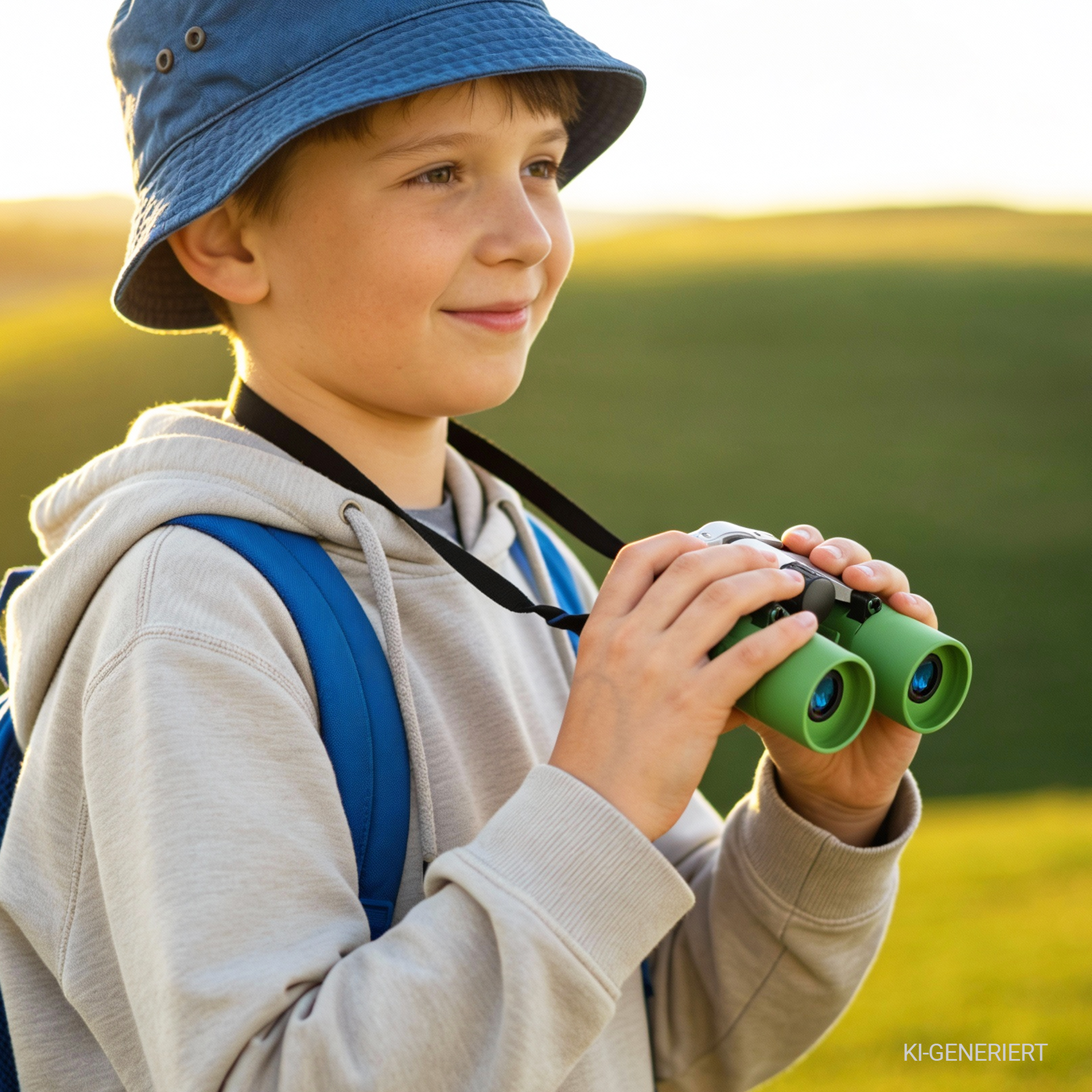 Profi-Kinder-Fernglas, mit Gürteltasche