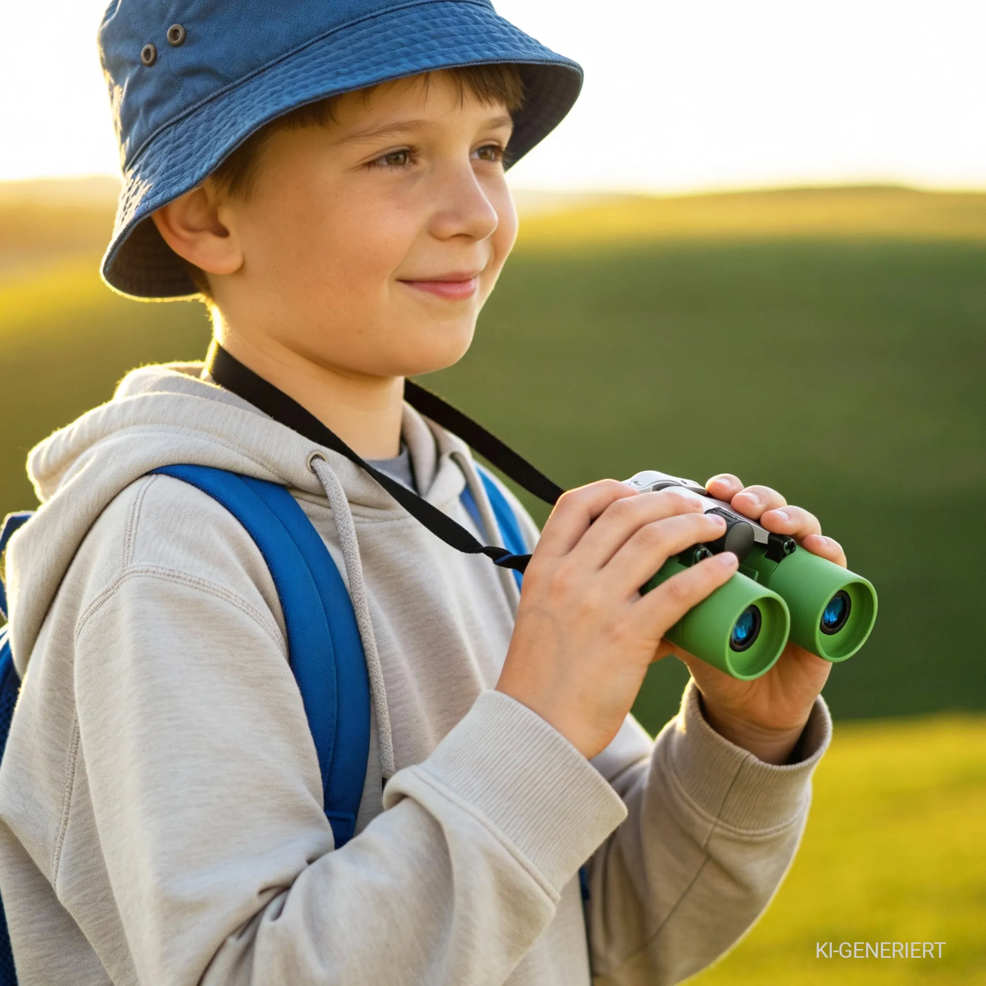 Profi-Kinder-Fernglas, mit Gürteltasche