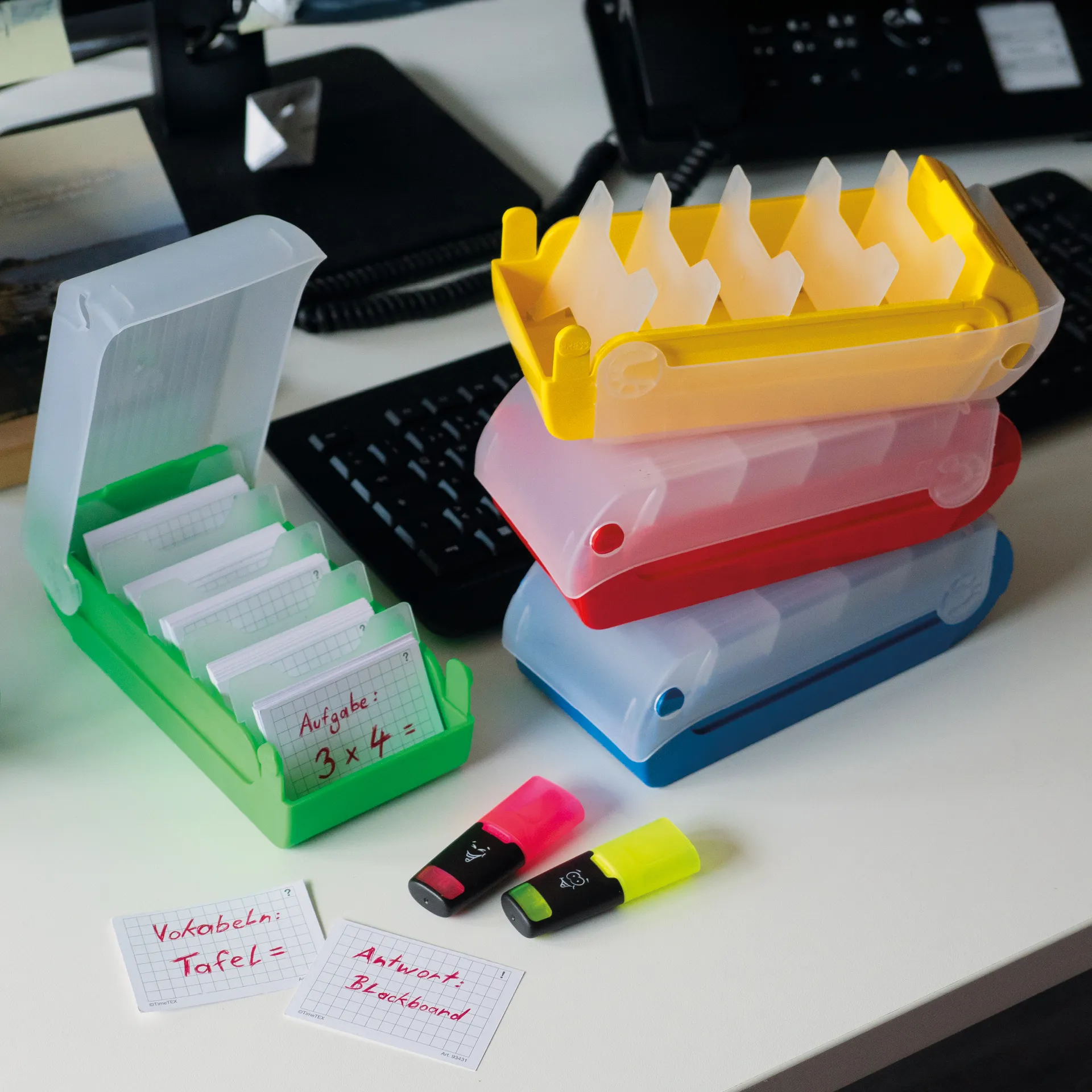 Karteikasten für A8 Kunststoff