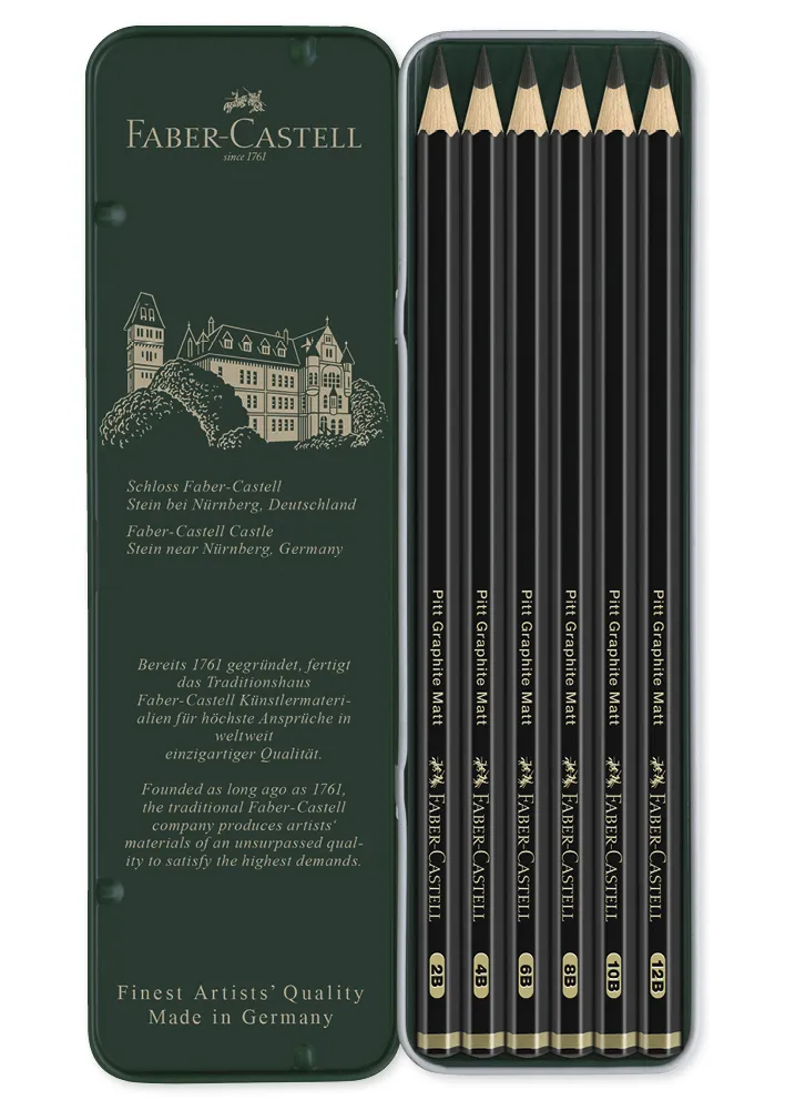 Set Faber-Castell "Pitt Graphite Matt", 6-tlg.