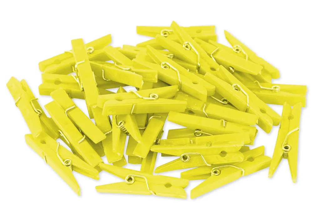 Kunststoff-Klammern 35 mm (für Markierungen), 50 Stück