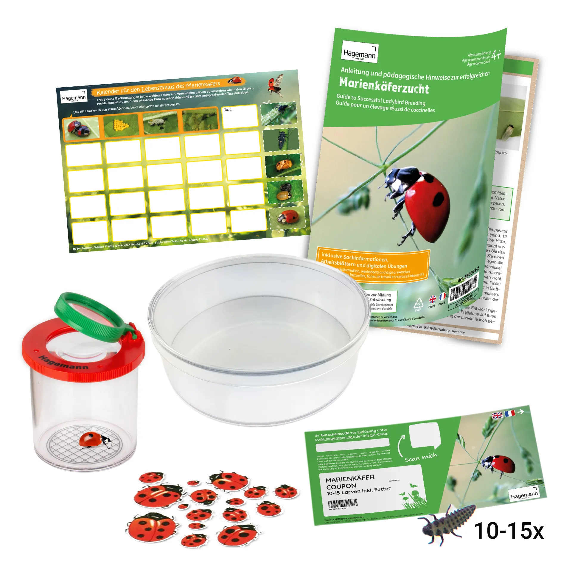 Klassenprojektset Tiere züchten und beobachten