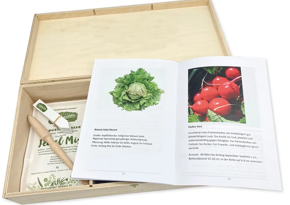 Saatgut-Box "Gartenbox für Kinder", Set 2, 65-tlg.