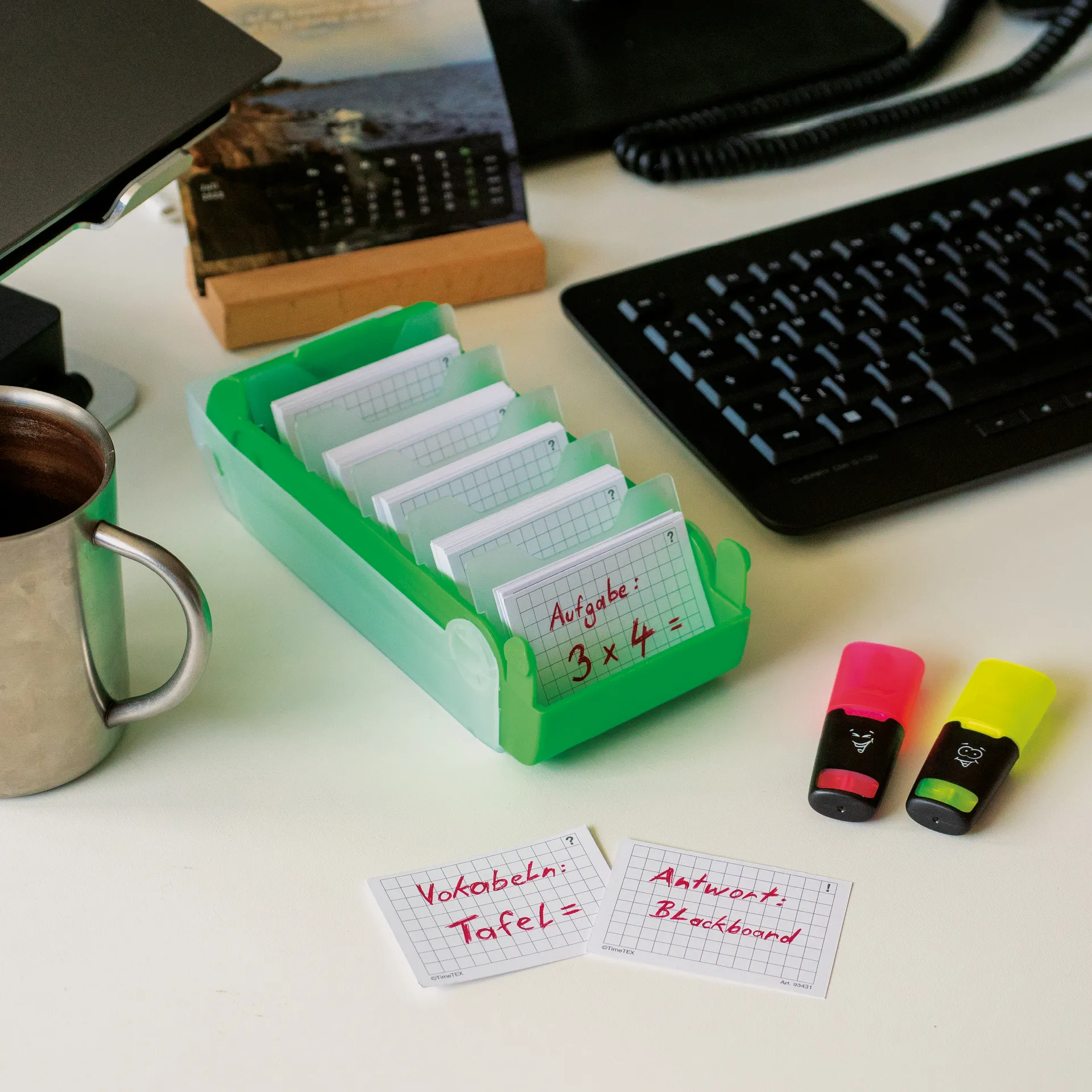 Karteikasten für A8 Kunststoff