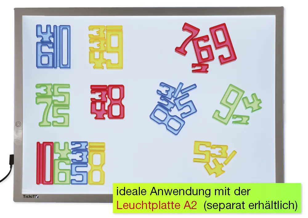 Set TimeTEX Zahlen-Bausteine "Zahl auf Zahl", 140-tlg.