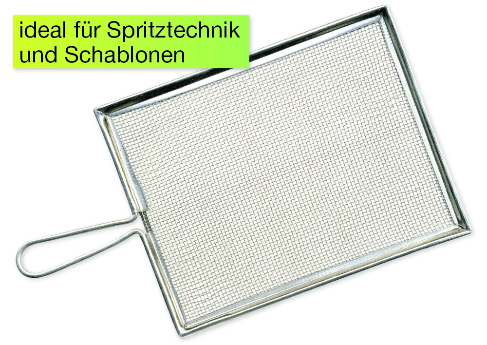Spritzsieb aus Metall
