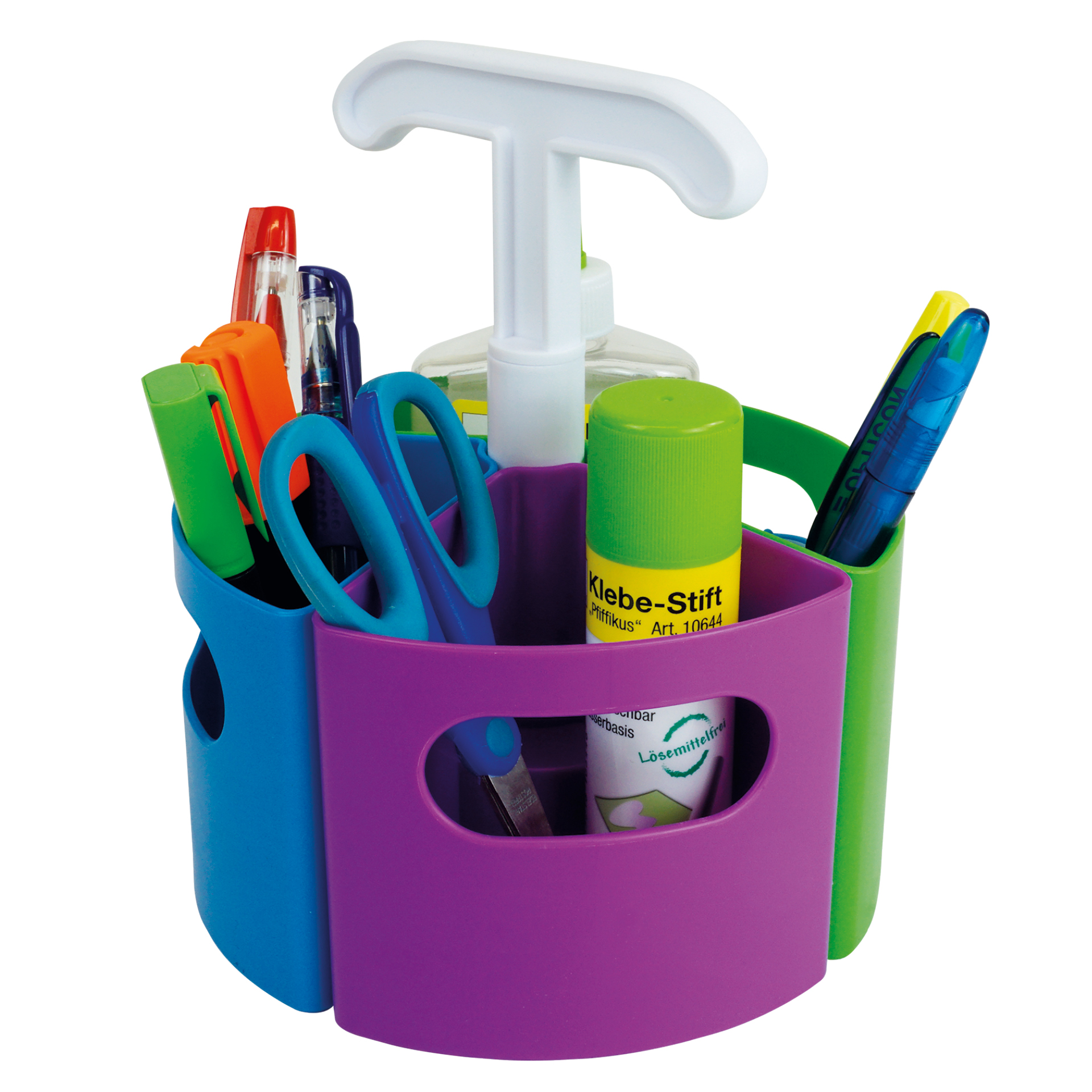 Tisch-Organizer "Basic", Kunststoff, 4-tlg.