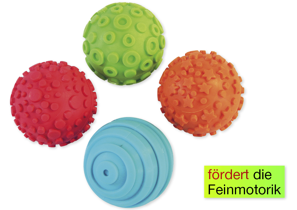 Struktur-Kugeln, 4-tlg.