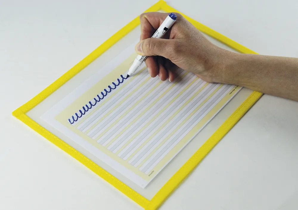 Lern- und Sammeltaschen A5-Plus hochkant, mit Farbeinfassung, 10-tlg.