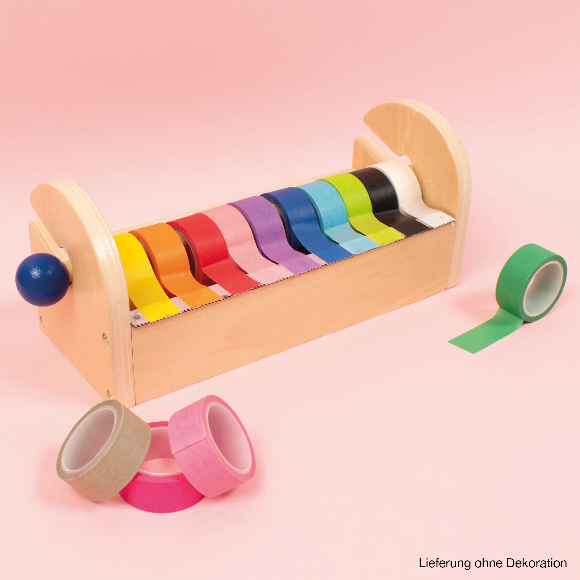 Klebeband-Abroller aus Holz