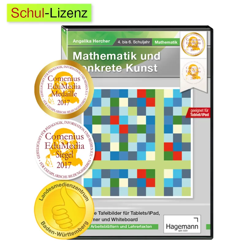 Interaktive Tafelbilder Mathematik und konkrete Kunst (tabletfähig)