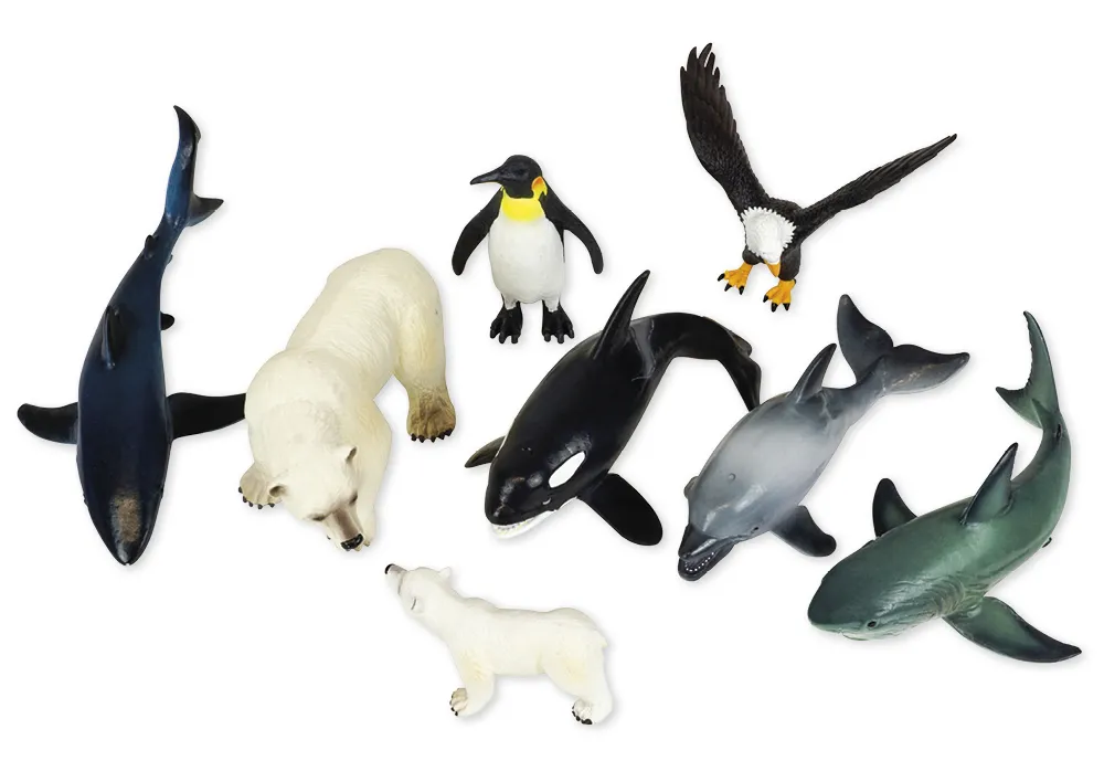 Set Meeres- und Küsten-Tiere, 9-tlg.