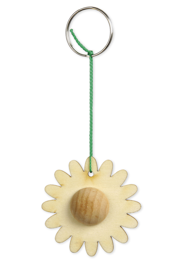 Schlüsselanhänger "Blume", 2 Stück