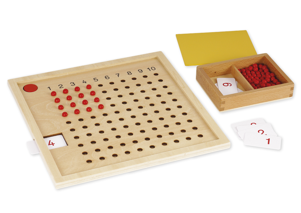 TimeTEX Kleines Multiplikationsbrett "Montessori Premium"