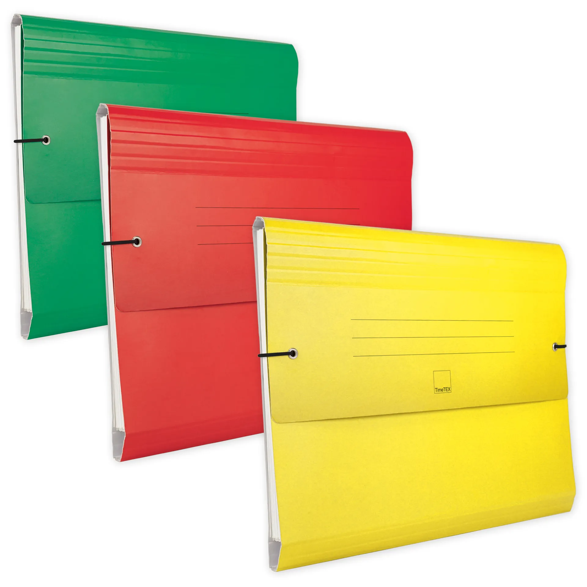 Fächermappe aus Pappe A4-Plus, farbig