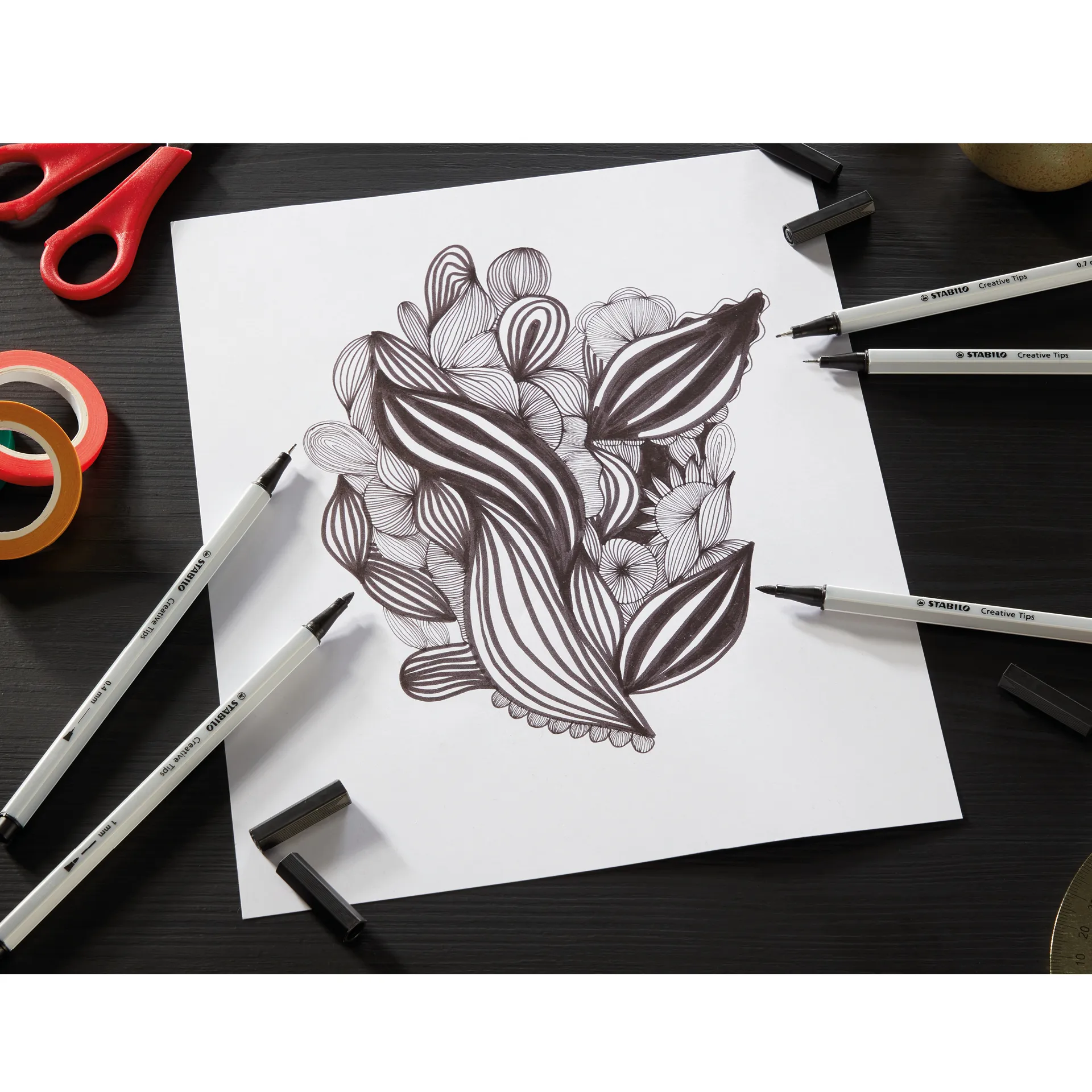 Stabilo Creative Tips Arty Multi-Liner, 5-tlg.