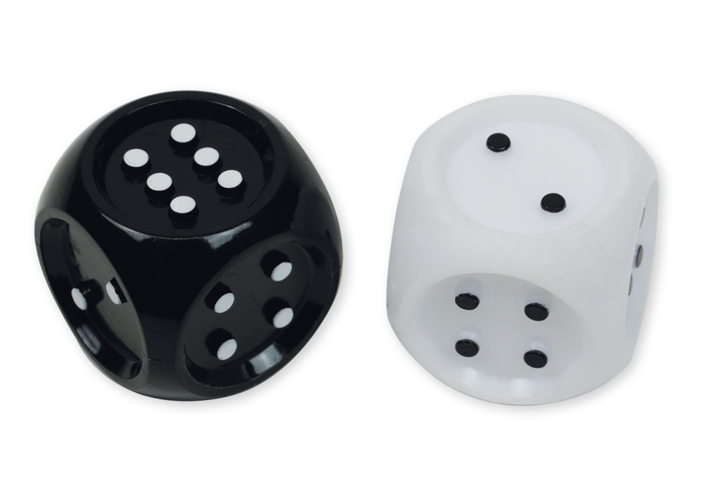 TimeTEX Tast- und Fühlwürfel, 32 mm, 2 Stück