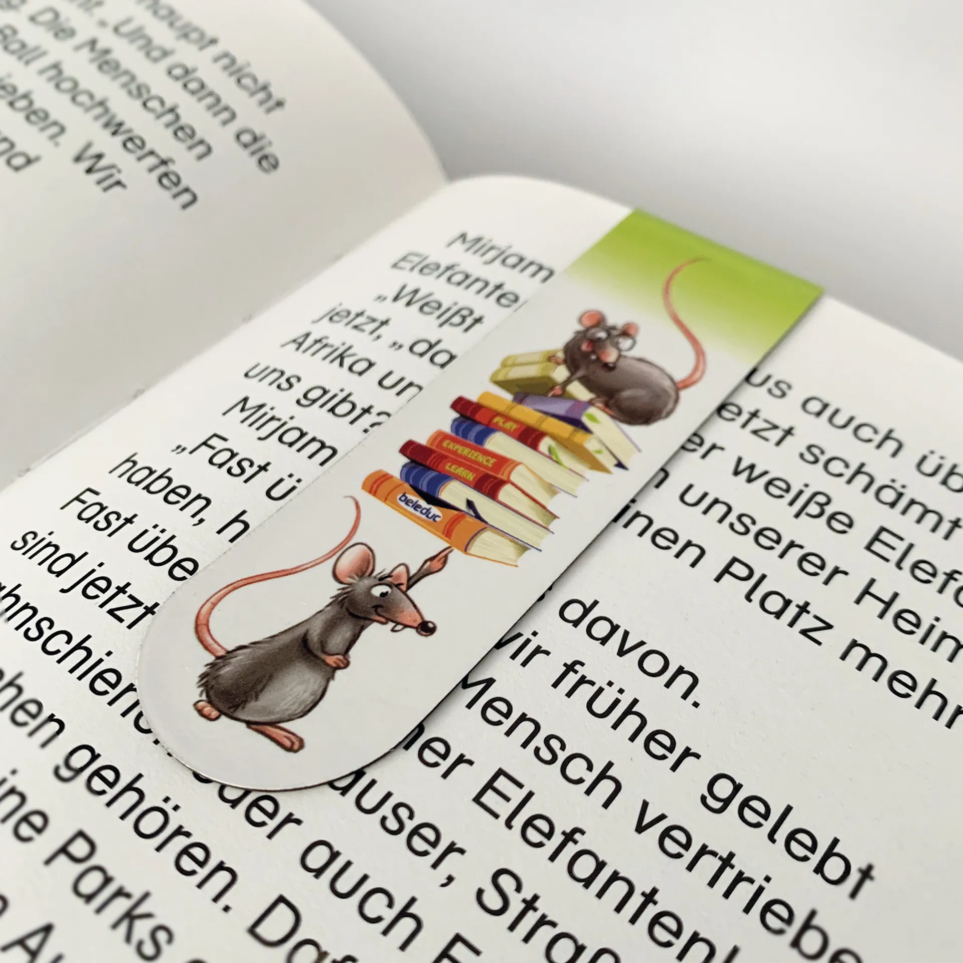 Magnet-Lesezeichen, 1 Stück, 98x30 mm