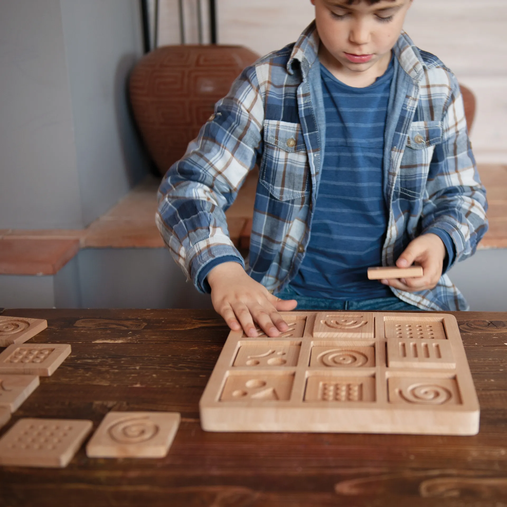 Tast-Memospiel "Puzzle", 20-tlg.